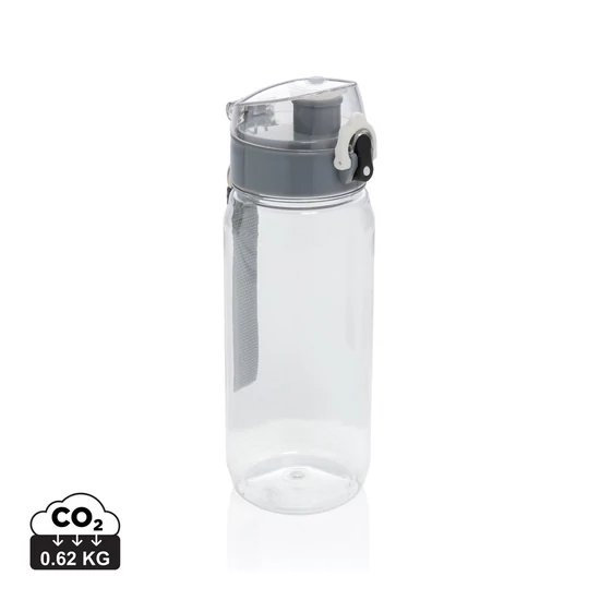 Yide RCS újrah.PET szivárgásmentes zárható vizespalack 600ml átlátszó  
