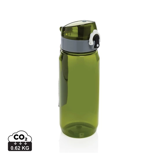 Yide RCS újrah.PET szivárgásmentes zárható vizespalack 600ml zöld  