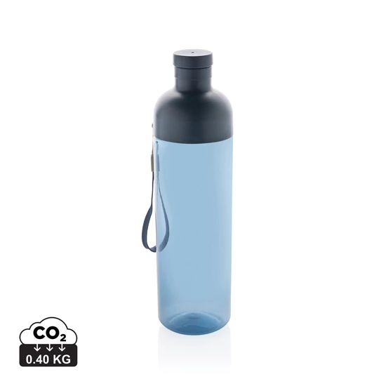 Impact RCS újrahaszn. PET szivárgásmentes vizespalack, 600ml sötétkék  