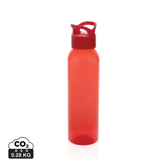 Oasis RCS újrahasznosított pet vizespalack, 650 ml piros  