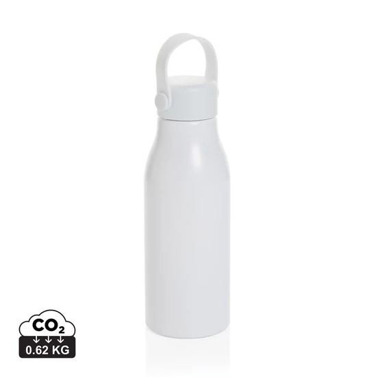 Pluto RCS újrahasznosított alumínium palack, 680 ml fehér  