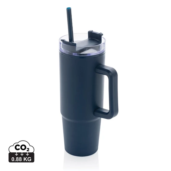 Tana RCS újrahasznosított műanyag pohár fogantyúval, 900 ml sötétkék  