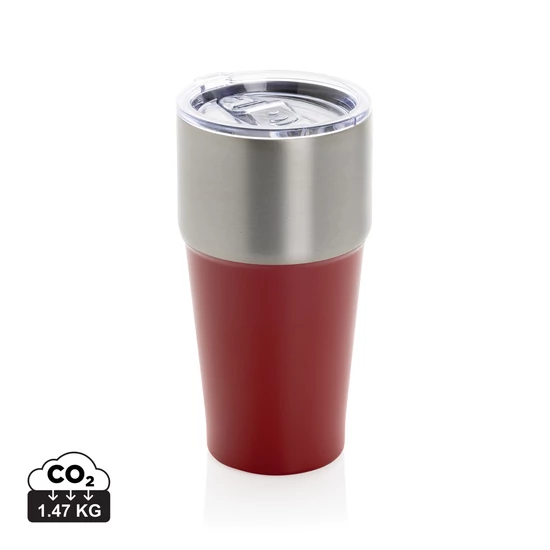 Fluid RCS újrahaszn. acél pohár, 500 ml piros  