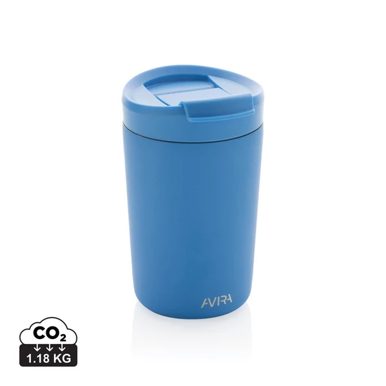 Avira Alya RCS újrahasznosított acél pohár, 300 ml kék  
