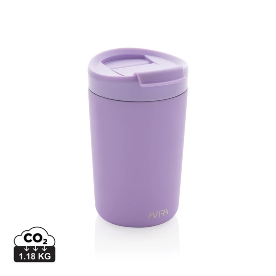 Avira Alya RCS újrahasznosított acél pohár, 300 ml ibolya  