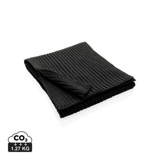 Impact AWARE™ Polylana® kötött sál, 180x25cm fekete  
