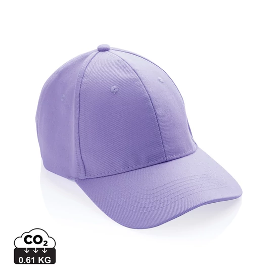 Impact AWARE™ 6 paneles 280gr Újrahasznosított pamut sapka lavender  