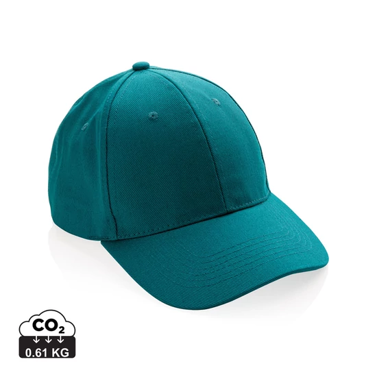 Impact AWARE™ 6 paneles 280gr Újrahasznosított pamut sapka verdigris  