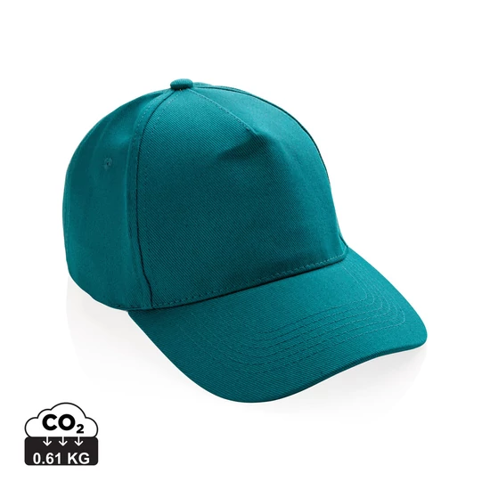 Impact AWARE™ 5 paneles 280gr Újrahasznosított pamut sapka verdigris  