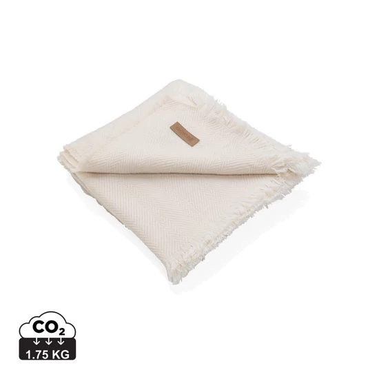 Ukiyo Aware™ Polylana® szőtt takaró 130x150 cm off white  