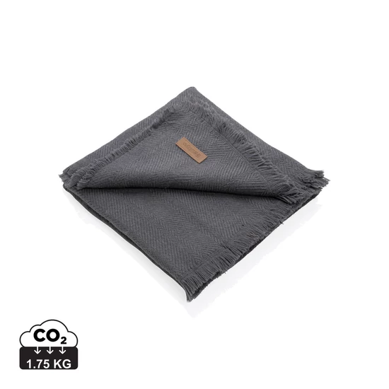 Ukiyo Aware™ Polylana® szőtt takaró 130x150 cm szürke  