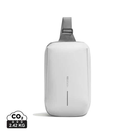 Urban vízálló bővíthető sling táska off white, szürke  