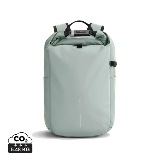 Urban vízálló lopásbiztos hátizsák Iceberg green, fekete  
