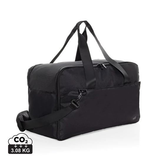 Swiss Peak Aware™ RPET 15,6"-es laptop hétvégi táska fekete  
