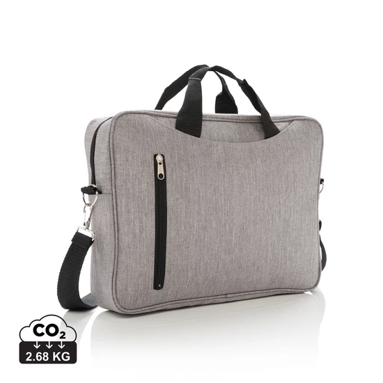 Basic 15”-os laptop táska szürke  