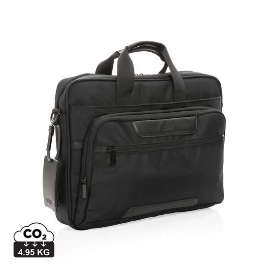"Swiss Peak AWARE™ RPET Voyager 15,6""-es laptoptáska" fekete  