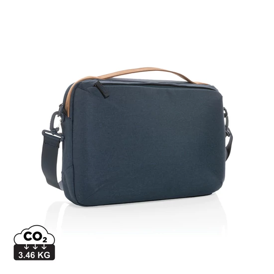 "Impact AWARE™ 300D two tone deluxe 15,6""-es laptoptáska" sötétkék  