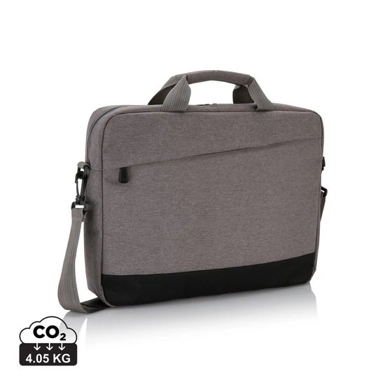 Trend 15”-os laptop táska szürke, fekete  