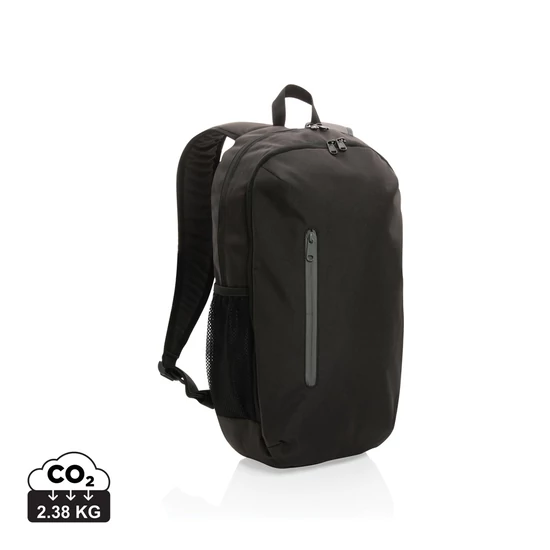 Impact AWARE™ 300D RPET hátizsák fekete, szürke  