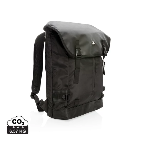 Swiss Peak 17”-es laptop hátizsák fekete  