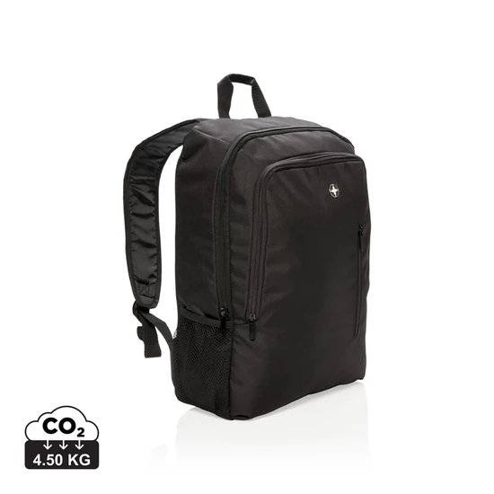 Swiss Peak 17”-es üzleti laptop hátizsák fekete  
