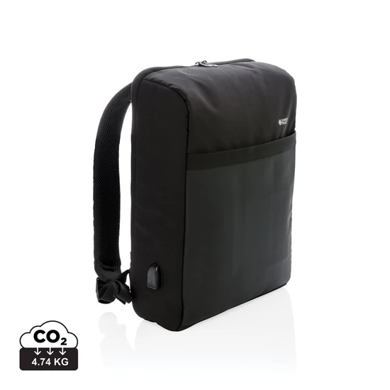 Swiss Peak 15"-es RFID lopásgátló & USB, PVC-mentes hátizs