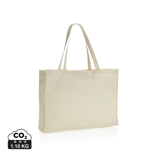Impact AWARE™ újrahasznosított vászon bevásárlótáska 145gr off white  