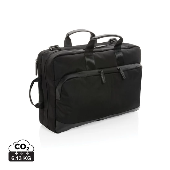 Swiss Peak Aware™ executive 2 az 1-ben laptop hátizsák fekete  