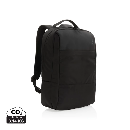 Swiss Peak AWARE™ újrahasznosított PET 15,6"-es hátizsák fekete  