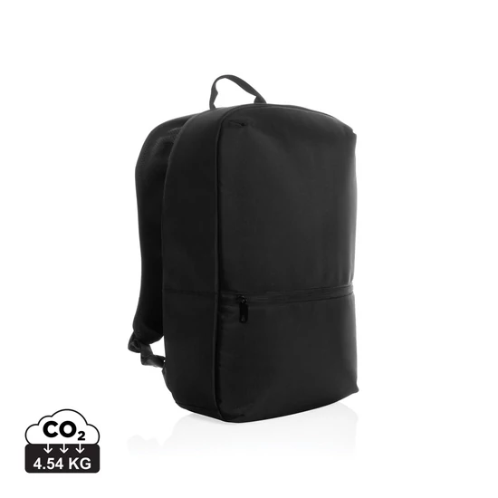 Impact AWARE™ 1200D minimalista 15,6"-es laptop hátizsák fekete, zöld  