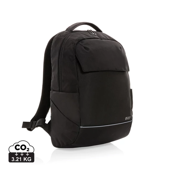 Swiss Peak Brooke AWARE™ RPET 15,6”-es laptop hátizsák fekete  