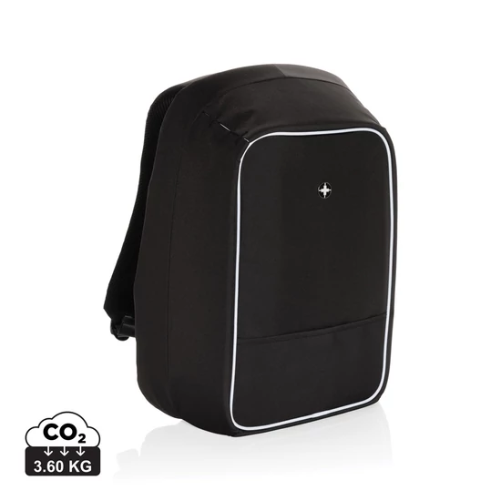 Swiss Peak AWARE™ lopásgátló 15,6"-es laptop hátizsák fekete  