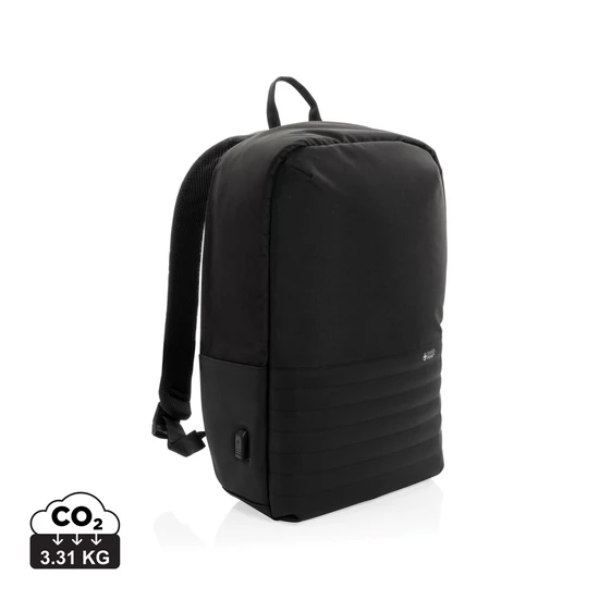 Swiss Peak AWARE™ RFID lopásbiztos 15.6"-es laptop hátizsák fekete  