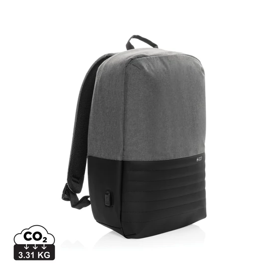 Swiss Peak AWARE™ RFID lopásbiztos 15.6"-es laptop hátizsák szürke  