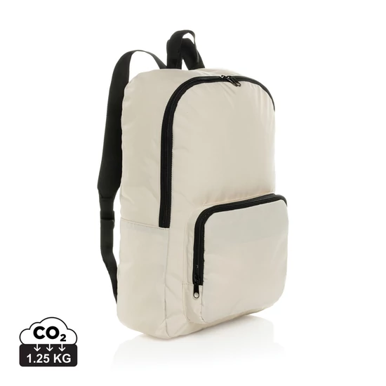 Dillon AWARE™ RPET összehajtható klasszikus hátizsák off white  