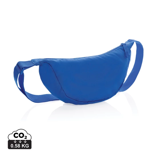 Crescent AWARE™ RPET félhold alakú sling táska királykék  