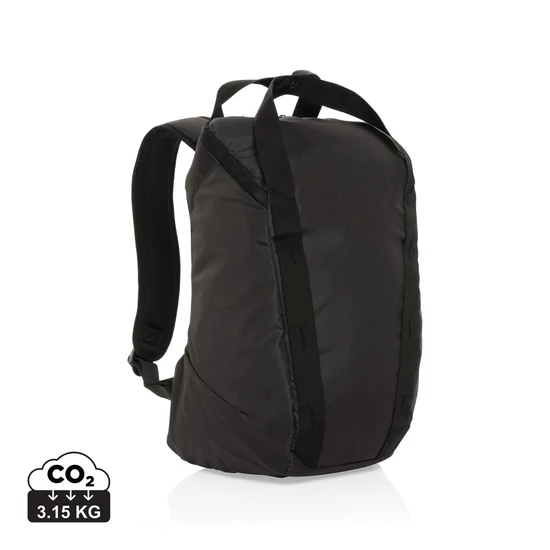 Sienna AWARE™ RPET 14"-es laptop hátizsák fekete  
