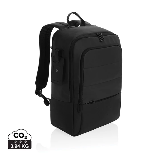 Armond AWARE™ RPET 15,6"-es deluxe laptop hátizsák fekete  