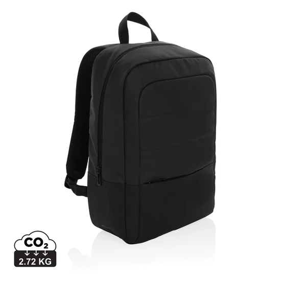 Armond AWARE™ RPET 15,6"-es standard laptop hátizsák fekete  