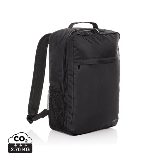 Swiss Peak Aware™ RPET Essential 15,6"-es laptop hátizsák fekete  