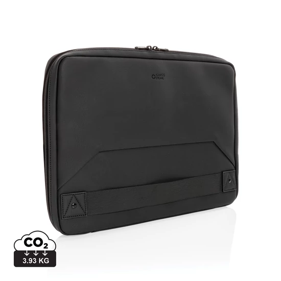 Swiss Peak deluxe PU laptoptartó munkaállomás PVC-mentes fekete  