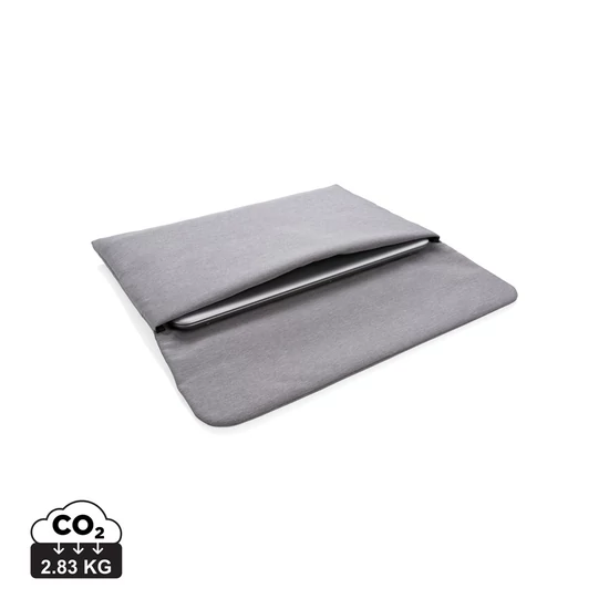 Mágnesesen záródó 15.6"-os laptoptartó, PVC-mentes szürke  