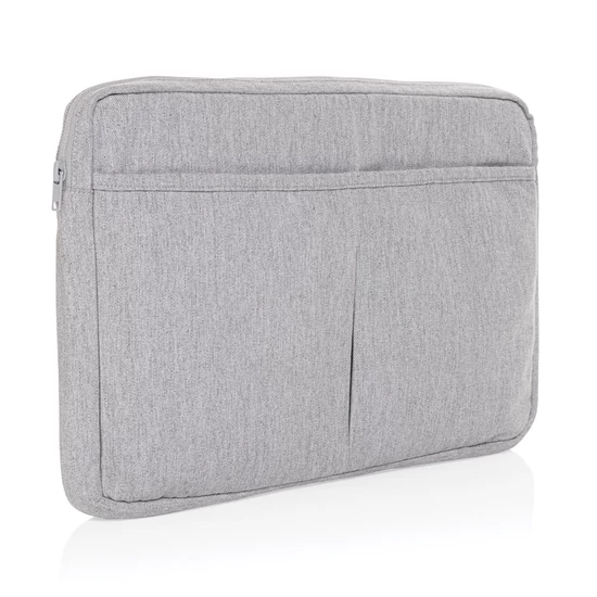 Laluka AWARE™ újrahasznosított vászon 15,6"-es laptop tok szürke  