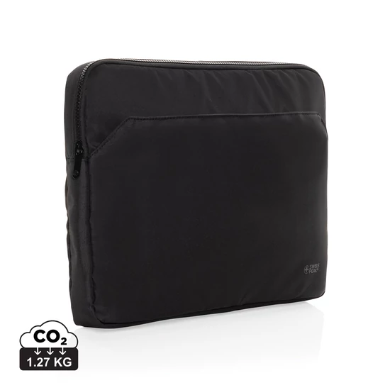 Swiss Peak Aware™ RPET Essential 15,6"-es laptop tok fekete  