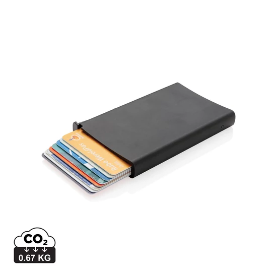 Standard alumínium RFID kártyatartó fekete  