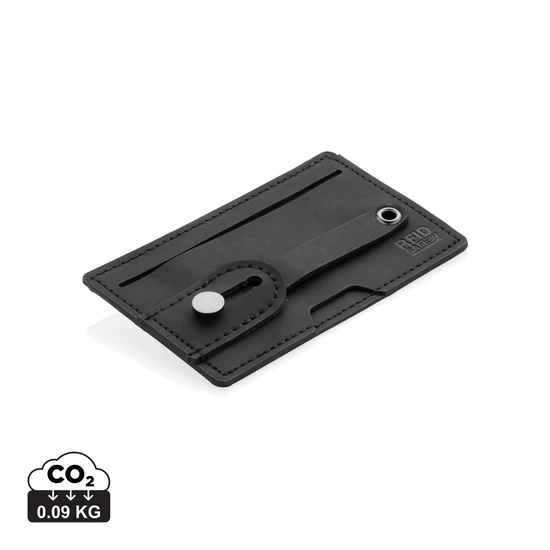 3 az 1-ben RFID telefon- és kártyatartó fekete  