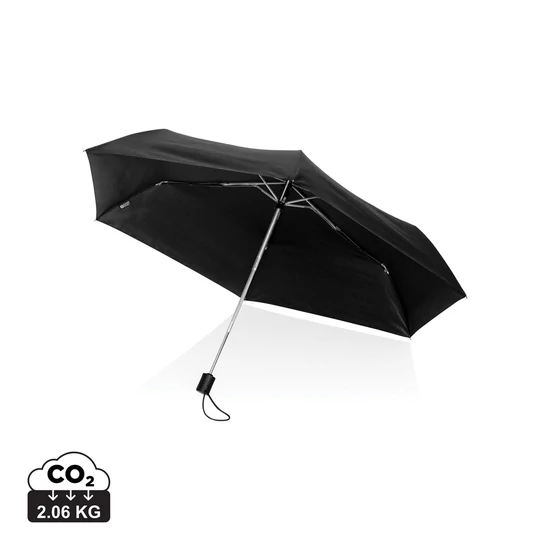 SP Aware™ RPET ultrakönnyű automata 20,5"-es esernyő fekete  