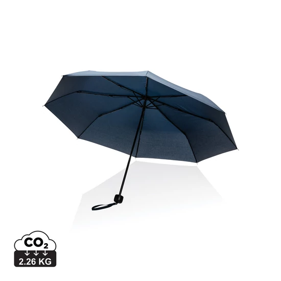 20,5"-es Impact AWARE™ RPET mini esernyő 190T sötétkék  