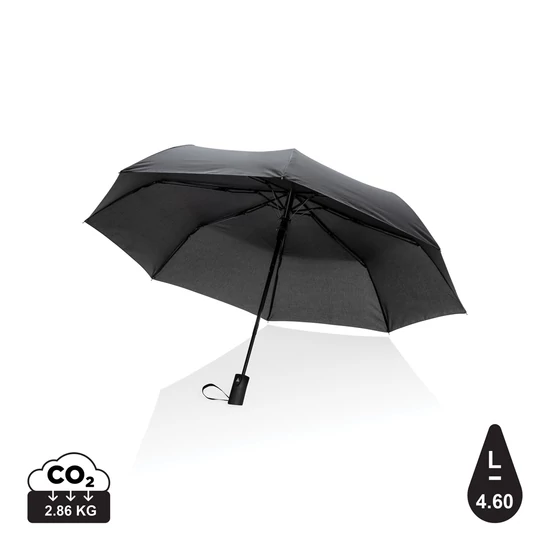 21"-es Impact AWARE™ RPET mini félautomata esernyő 190T