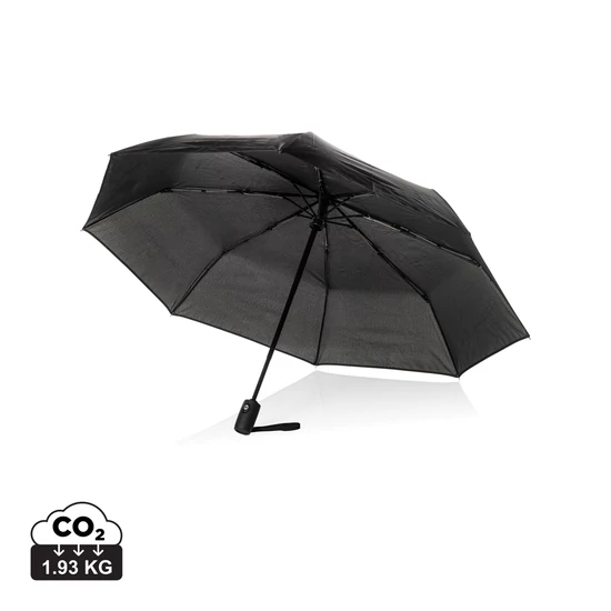 Swiss Peak Vito Aware™ RPET 21"-es automata esernyő fekete  